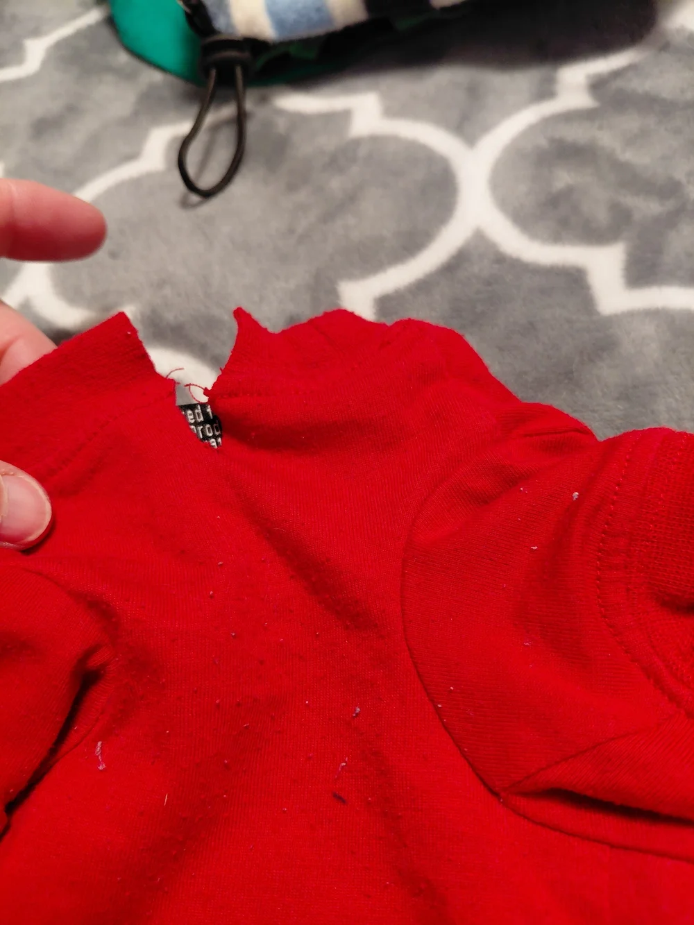 Red Small Pet Harness & 'Daddy's Lil' Devil' Shirt Set - Red